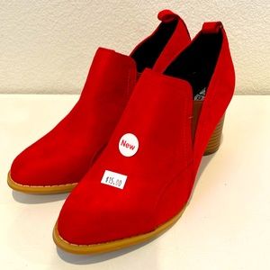 Jolimall red heels size 7